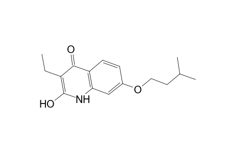 Carbostyril, 3-ethyl-4-hydroxy-7-(isopentyloxy)-