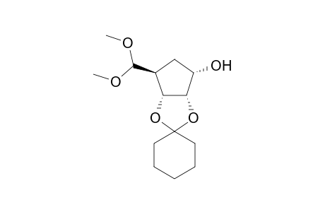 (1S,2S,3R)-2,3-(Cyclohexylidenedioxy)-4-(dimethoxymethinyl)cyclopentanol