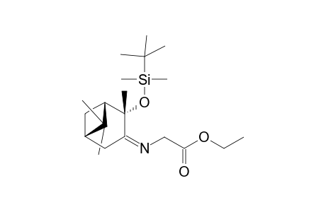 (1'S,2'S,5'S)-Ethyl 2-[(2'-tert-butyldimethylsiloxypinylidene)amino]acetate