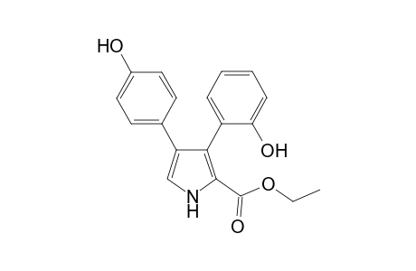 Ethyl 3-(2-hydroxyphenyl)-4-(4-hydroxyphenyl)-1H-pyrrole-2-carboxylate