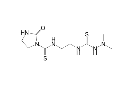 1,1-Dimethyl-4-{2-[(2-oxoimidazolidin-1-yl)thiocarbonylamino]ethyl}thiosemicarbazide