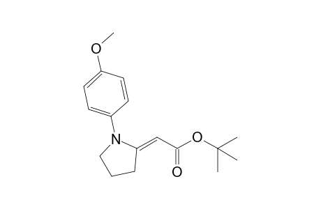 (2E)-2-[1-(4-methoxyphenyl)-2-pyrrolidinylidene]acetic acid tert-butyl ester