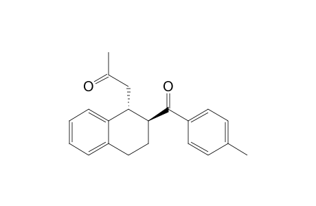 TRANS-2-(4-METHYLBENZOYL)-1-(2-OXOPROPYL)-1,2,3,4-TETRAHYDRONAPHTHALENE