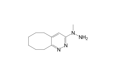 5,6,7,8,9,10-hexahydro-3-(1-methylhydrazino)cycloocta[c]pyridazine