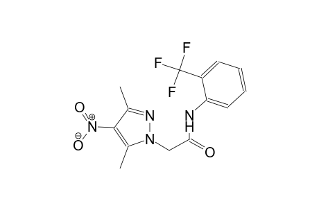 2-(3,5-dimethyl-4-nitro-1H-pyrazol-1-yl)-N-[2-(trifluoromethyl)phenyl]acetamide