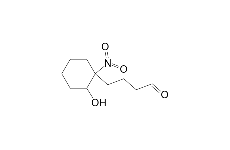 4-(1-nitro-2-hydroxycyclohexyl)butanal