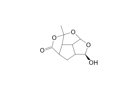 8.beta.-Hydroxy-4-methyl-2-oxo-3,5,7-trioxatetracyclo[7.2.1.0(4,11).0(6,10)]dodecane
