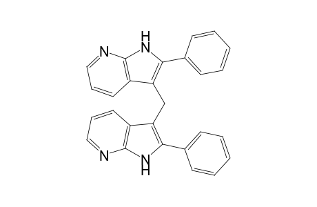 1H-Pyrrolo[2,3-b]pyridine, 3,3'-methylenebis[2-phenyl-