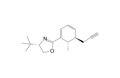 (-)-(4S)-4-tert-Butyl-2-[(5R,6S)-5-propargyl-6-methylcyclohexa-1,3-dienyl]-4,5-dihydrooxazole