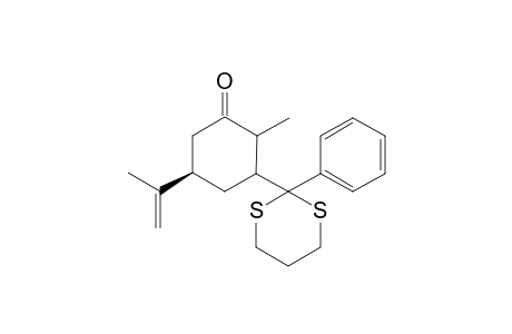 (5R)-2-Methyl-3-(2-phenyl-1,3-dithian-2-yl)-5-(prop-1-en-2-yl)cyclohexanone