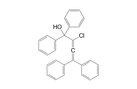 2-Chloro-1,1,4,4-tetraphenylbuta-2,3-dien-1-ol