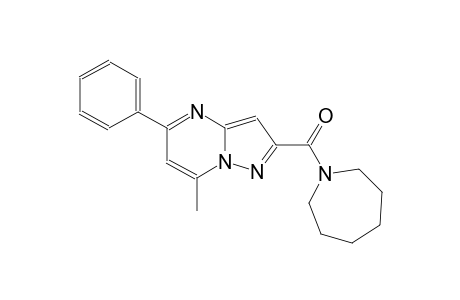 2-(hexahydro-1H-azepin-1-ylcarbonyl)-7-methyl-5-phenylpyrazolo[1,5-a]pyrimidine