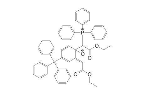 5-(Ethoxycarbonylmethylene)-6-[(triphenylphosphoranyl)(ethoxycarbonyl)methyl]-3-(triphenylmethyl)-6-oxycyclohexa-1,3-diene