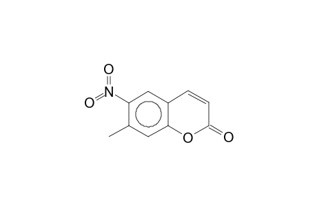 7-Methyl-6-nitro-1-benzopyran-2-one