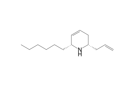 (2S,6R)-2-allyl-6-hexyl-1,2,3,6-tetrahydropyridine