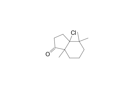 1H-Inden-1-one, 3a-chlorooctahydro-4,4,7a-trimethyl-