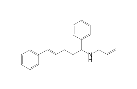 N-Allyl-1,5-diphenylpent-4-enylamine