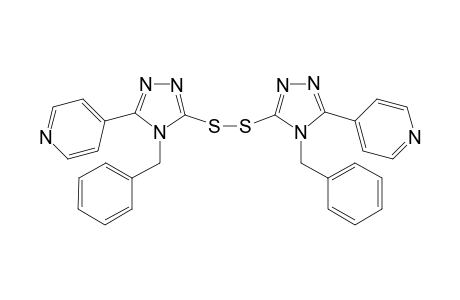 Bis[4-benzyl-5-(4-pyridyl)-1,2,4-triazole-5-yl]disulphide