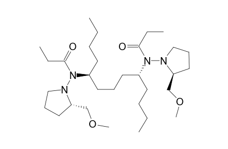 (1R,5R,2'S,2"S)-(-)-N-{1-Butyl-5-[(2-methoxymethylpyrrolidine-1-yl)propionylamino]nonyl}-N-(2-methoxymethylpyrrolidin-1-yl)propionamide