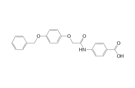 4-[2-(4-phenylmethoxyphenoxy)ethanoylamino]benzoic acid
