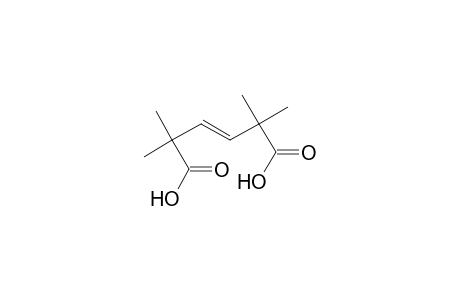 3-Hexenedioic acid, 2,2,5,5-tetramethyl-, (E)-