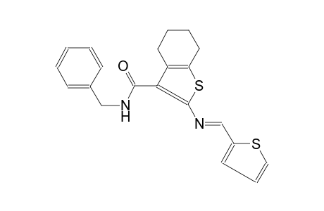 benzo[b]thiophene-3-carboxamide, 4,5,6,7-tetrahydro-N-(phenylmethyl)-2-[[(E)-2-thienylmethylidene]amino]-