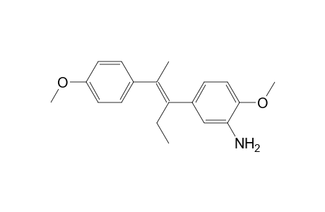 2-Methoxy-5-[1-ethyl-2-(4-methoxyphenyl)allyl]aniline