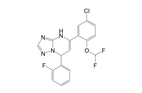 [1,2,4]triazolo[1,5-a]pyrimidine, 5-[5-chloro-2-(difluoromethoxy)phenyl]-7-(2-fluorophenyl)-4,7-dihydro-