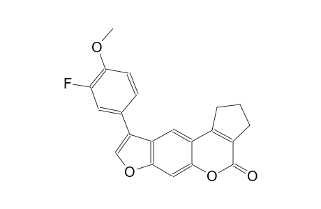 9-(3-fluoro-4-methoxyphenyl)-2,3-dihydrocyclopenta[c]furo[3,2-g]chromen-4(1H)-one