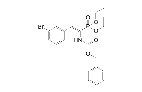 (E)-Benzyl 2-(3-bromophenyl)-1-(diethoxyphosphoryl)vinylcarbamate