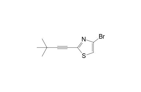 4-Bromanyl-2-(3,3-dimethylbut-1-ynyl)-1,3-thiazole