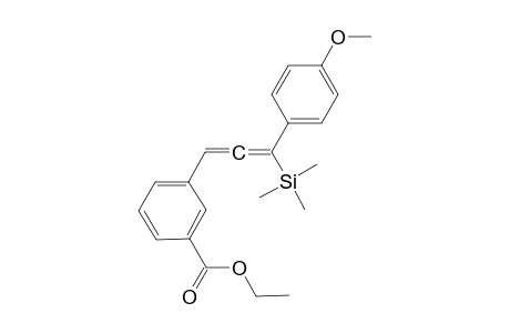 Ethyl 3-(3-(4-methoxyphenyl)-3-(trimethylsilyl)propa-1,2-dien-1-yl)benzoate