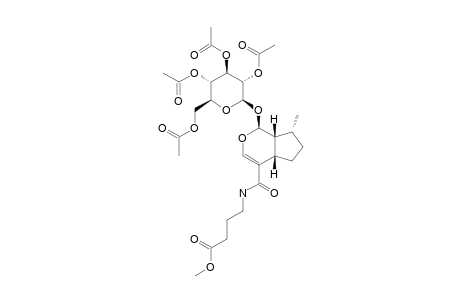 TETRAACETYL-7-DEOXY-8-EPI-LOGANIN-11-GAMMA-AMINO-BUTURYC-ACID-AMIDE-METHYLESTER