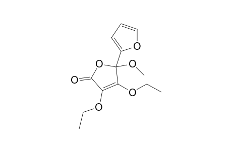 3,4-Diethoxy-5-(2-furanyl)-5-methoxy-2-furanone