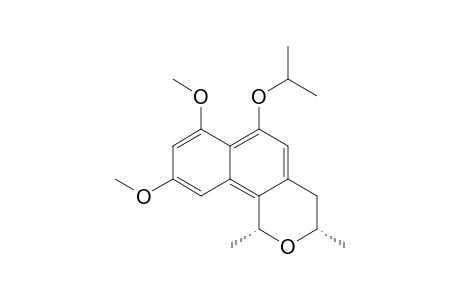 (1R,3S)-6-isopropoxy-7,9-dimethoxy-1,3-dimethyl-3,4-dihydro-1H-benzo[h]isochromene