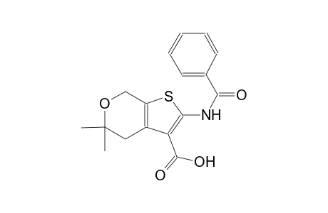2-(benzoylamino)-5,5-dimethyl-4,7-dihydro-5H-thieno[2,3-c]pyran-3-carboxylic acid