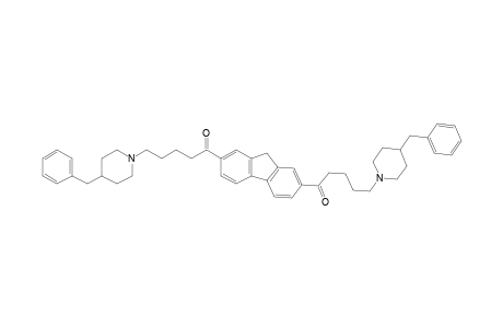2,7-bis[5-(4-benzylpiperidino)valeryl]fluorene
