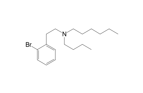 N-Butyl-N-hexyl-2-bromophenethylamine