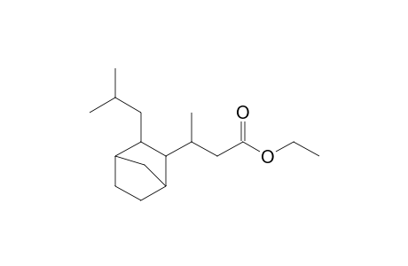 Bicyclo[2.2.1]heptane-2-propanoic acid, beta-methyl-3-(2-methylpropyl)-, ethyl ester