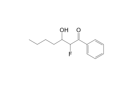 2-Fluoro-3-hydroxy-1-phenylheptan-1-one