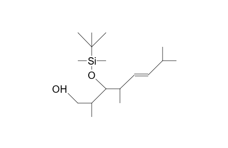(2S,3R,4S,5E)-2,4,7-Trimethyl-1-hydroxy-5-octen-3-yl 3-(T-butyl-dimethyl-silyl) ether