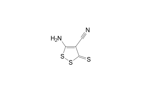 3H-1,2-Dithiole-4-carbonitrile, 5-amino-3-thioxo-