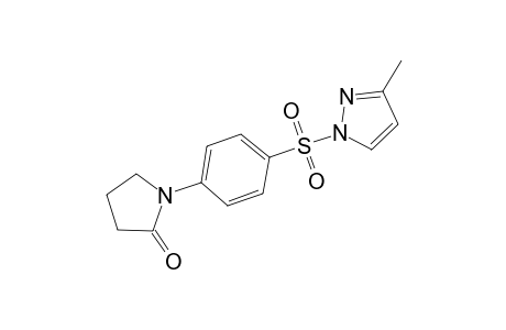 1-[4-(3-methyl-pyrazole-1-sulfonyl)-phenyl]-pyrrolidin-2-one