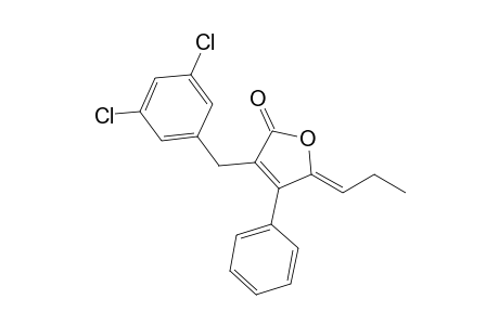 (5Z)-3-(3,5-dichlorobenzyl)-4-phenyl-5-propylidene-furan-2-one