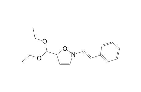 5-(Diethoxymethyl)-3-(E)-2-phenylethenyl-2-isoxazoline