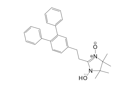 4,4,5,5-Tetramethyl-2-{2-[1,1' : 4',1"]-(terphenyl-4"-yl)ethyl}-2-imidazoline-1-oxyl-3-oxide