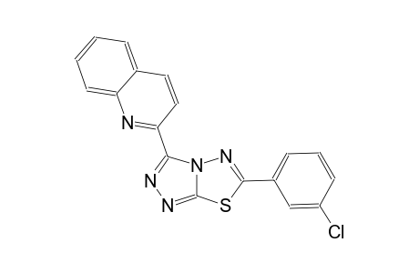 quinoline, 2-[6-(3-chlorophenyl)[1,2,4]triazolo[3,4-b][1,3,4]thiadiazol-3-yl]-