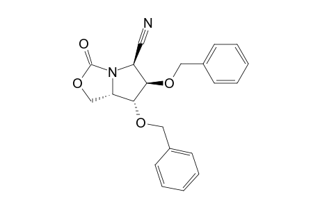 (5S,6R,7R,7AS)-6,7-DIBENZYLOXY-3-OXOTETRAHYDROPYRROLO-[1,2-C]-OXAZOLE-5-CARBONITRILE