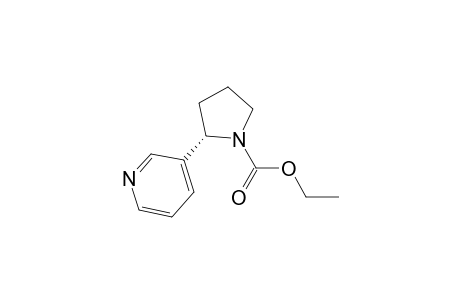 (2S)-2-(3-pyridinyl)-1-pyrrolidinecarboxylic acid ethyl ester