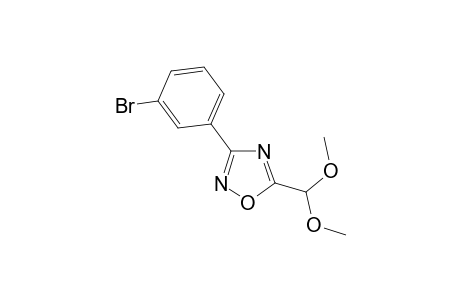 3-(3-Bromophenyl)-5-(dimethoxymethyl)-1,2,4-oxadiazole